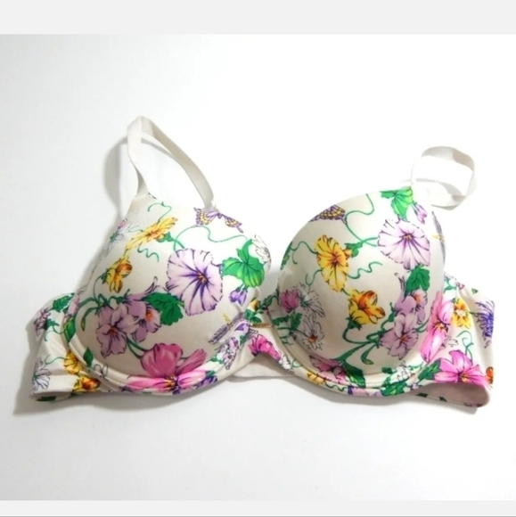 Victoria's Secret Lined Demi Floral Bra - Picture 1 of 3